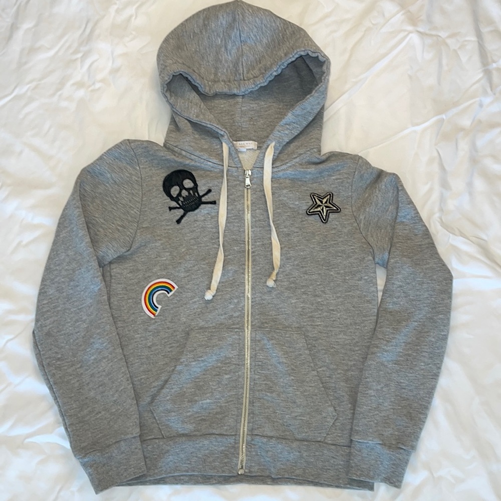 American Eagle brand Don’t Ask Why gray hoodie size XS